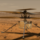 An illustration of the indomitable Martian helicopter Ingenuity.